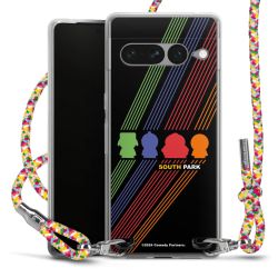 New Carry Case Transparent Stoff colourful/silber