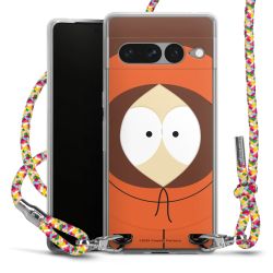 New Carry Case Transparent Stoff colourful/silber