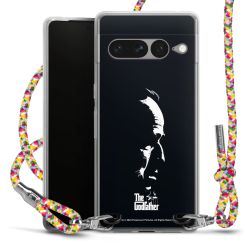 New Carry Case Transparent Stoff colourful/silber