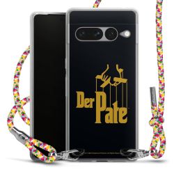 New Carry Case Transparent Stoff colourful/silber