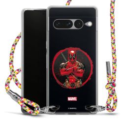 New Carry Case Transparent Stoff colourful/silber