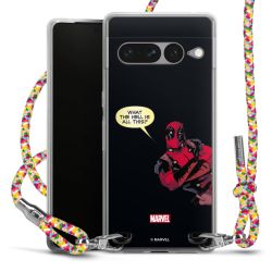 New Carry Case Transparent Stoff colourful/silber