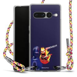 New Carry Case Transparent Stoff colourful/silber