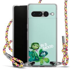 New Carry Case Transparent Stoff colourful/silber