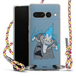 New Carry Case Transparent Stoff colourful/silber