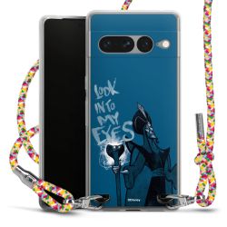 New Carry Case Transparent Stoff colourful/silber