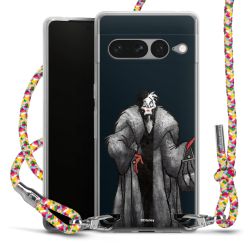 New Carry Case Transparent Stoff colourful/silber