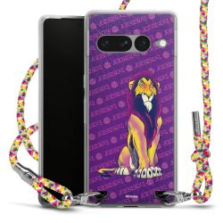 New Carry Case Transparent Stoff colourful/silber