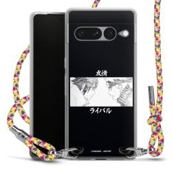 New Carry Case Transparent Stoff colourful/silber