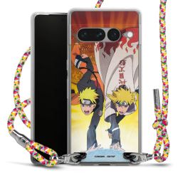 New Carry Case Transparent Stoff colourful/silber