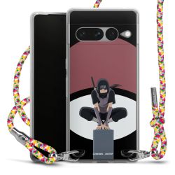 New Carry Case Transparent Stoff colourful/silber