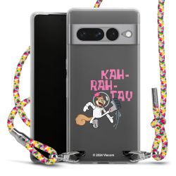 New Carry Case Transparent Stoff colourful/silber