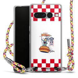 New Carry Case Transparent Stoff colourful/silber