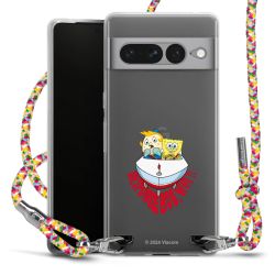 New Carry Case Transparent Stoff colourful/silber