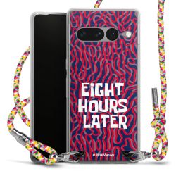 New Carry Case Transparent Stoff colourful/silber