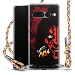 New Carry Case Transparent Stoff colourful/silber