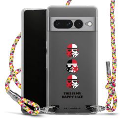 New Carry Case Transparent Stoff colourful/silber