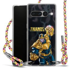 New Carry Case Transparent Stoff colourful/silber