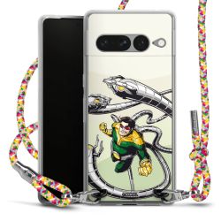 New Carry Case Transparent Stoff colourful/silber