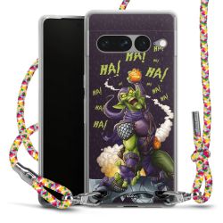 New Carry Case Transparent Stoff colourful/silber