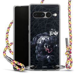 New Carry Case Transparent Stoff colourful/silber