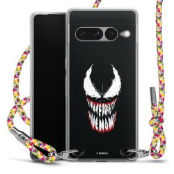 New Carry Case Transparent Stoff colourful/silber