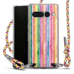 Carry Case Transparent Fabric colourful