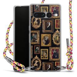 New Carry Case Transparent Stoff colourful/silber