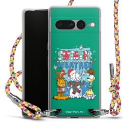 New Carry Case Transparent Stoff colourful/silber