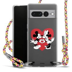 New Carry Case Transparent Stoff colourful/silber