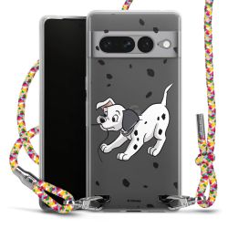 New Carry Case Transparent Stoff colourful/silber