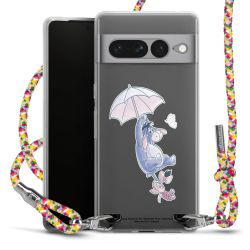 New Carry Case Transparent Stoff colourful/silber