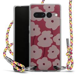 New Carry Case Transparent Stoff colourful/silber