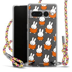 New Carry Case Transparent Stoff colourful/silber