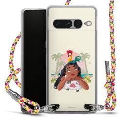 New Carry Case Transparent Stoff colourful/silber