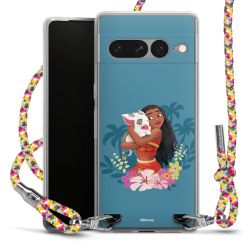 New Carry Case Transparent Stoff colourful/silber