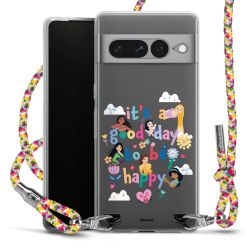 New Carry Case Transparent Stoff colourful/silber