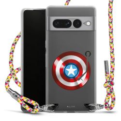 New Carry Case Transparent Stoff colourful/silber