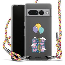 New Carry Case Transparent Stoff colourful/silber