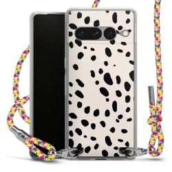 New Carry Case Transparent Stoff colourful/silber