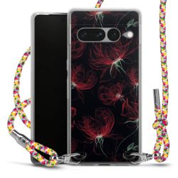 New Carry Case Transparent Stoff colourful/silber