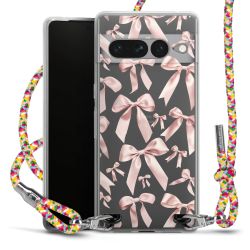 New Carry Case Transparent Stoff colourful/silber