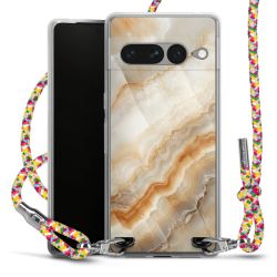 New Carry Case Transparent Stoff colourful/silber