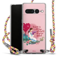 New Carry Case Transparent Stoff colourful/silber