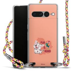 New Carry Case Transparent Stoff colourful/silber