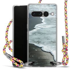 New Carry Case Transparent Stoff colourful/silber