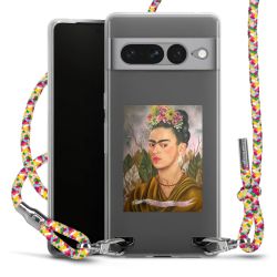 New Carry Case Transparent Stoff colourful/silber