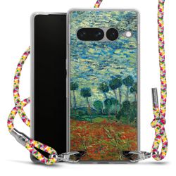 New Carry Case Transparent Stoff colourful/silber