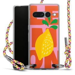 New Carry Case Transparent Stoff colourful/silber