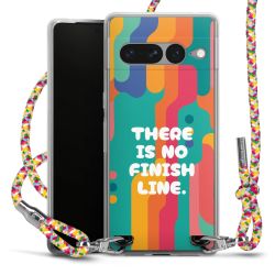 New Carry Case Transparent Stoff colourful/silber